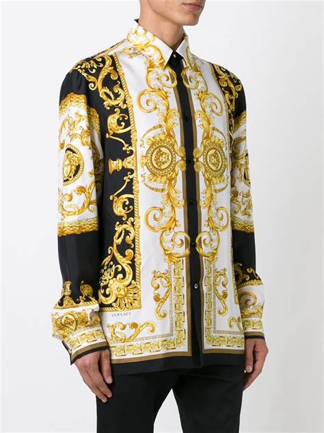 versace herrenbekleidung|versace men's shirts.